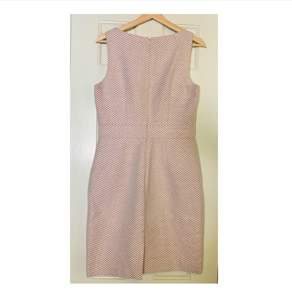 Banana Republic Mayer Pink Woven Check Sheath Dress - Picture 3 of 5